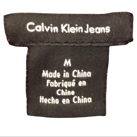 𝅺calvin Klein Jeans V-Neck Pull-Over EUC - Picture 7 of 8